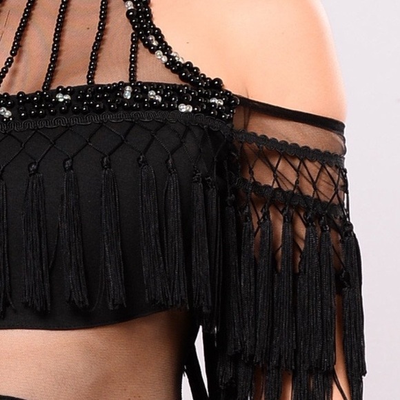 Black fringe dress - Picture 4 of 6